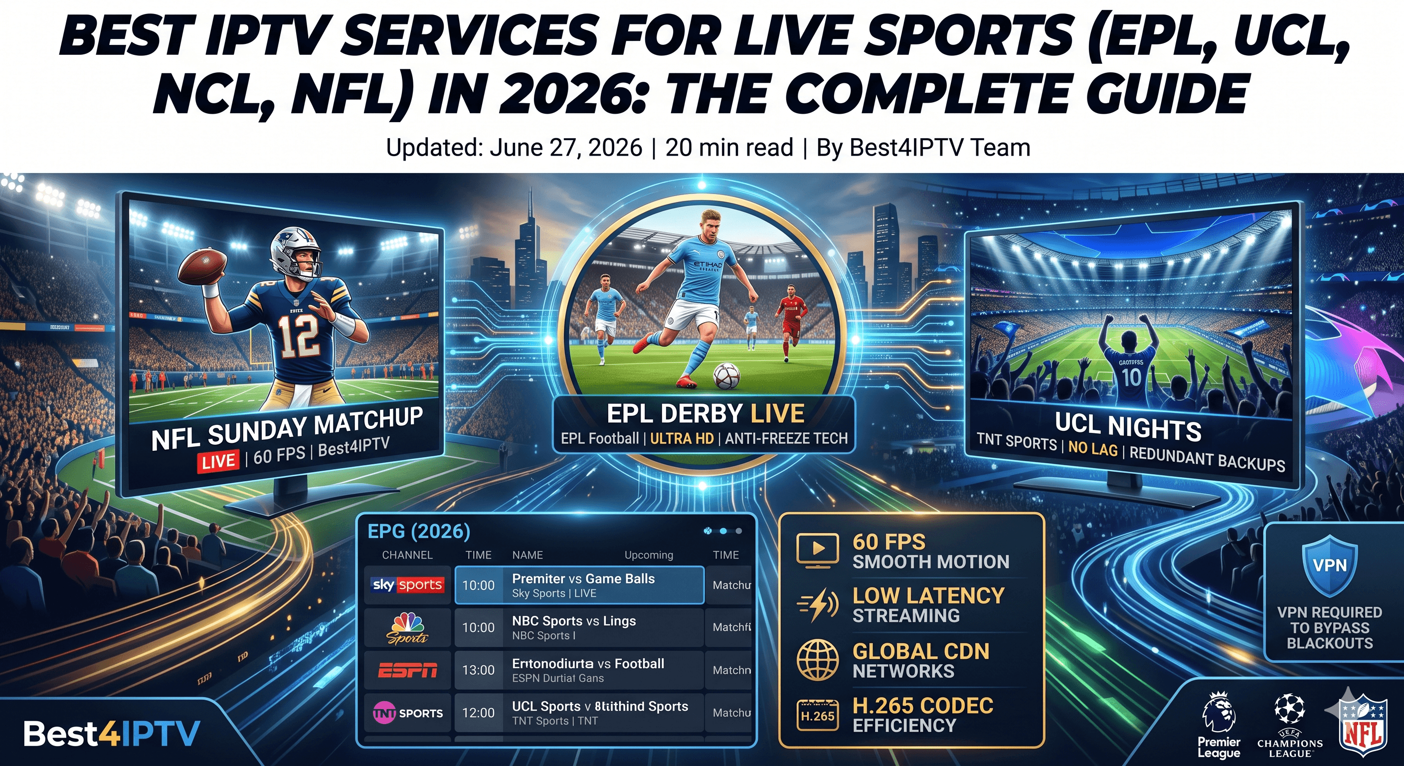 Sports bar streaming football and soccer games on big screens
